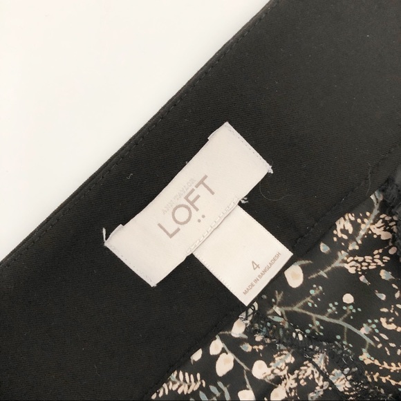 LOFT Wild Praire Print Ankle Pants - Picture 8 of 9